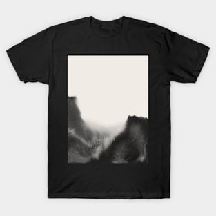 Abstract black watercolor T-Shirt